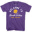 B&B Dry Goods LSU Tigers Welcome To Death Valley Population T-Shirt - Purple