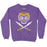 B&B Dry Goods Bengals & Bandits 'Bandit 14' Fleece Crewneck Sweatshirt - Purple