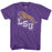 B&B Dry Goods LSU Tigers 68 Tiger Steps T-Shirt - Purple