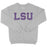 B&B Dry Goods LSU Tigers Athletic Block Fleece Crewneck Sweatshirt - Grey
