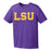 B&B Dry Goods LSU Tigers Athletic Block Performance Youth T-Shirt - Purple