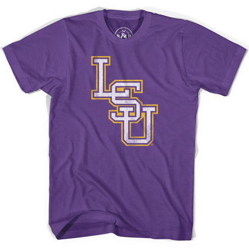 B&B Dry Goods LSU Tigers Baseball Interlock T-Shirt - Purple