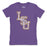 B&B Dry Goods LSU Tigers Baseball Interlock Women's T-Shirt - Purple