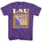 B&B Dry Goods LSU Tigers Basketball 90's Hoops T-Shirt - Purple