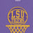 B&B Dry Goods LSU Tigers Women's Basketball D-Town Tri-Blend T-Shirt - Purple