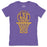 B&B Dry Goods LSU Tigers Women's Basketball D-Town Tri-Blend T-Shirt - Purple