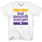 B&B Dry Goods LSU Tigers Don't Mess With Texas Tigers T-Shirt - White