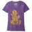 B&B Dry Goods LSU Tigers Hold That Tiger Snow Heather V-Neck T-Shirt - Purple