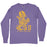 B&B Dry Goods LSU Tigers Hold That Tiger Comfort Colors Long Sleeve T-Shirt - Grape