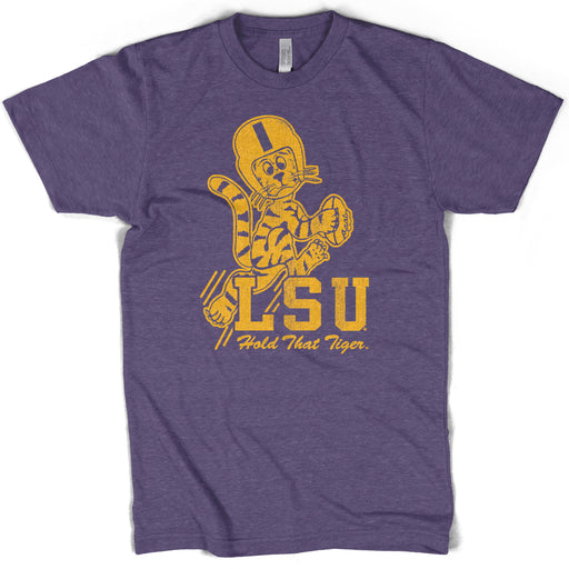 B&B Dry Goods LSU Tigers Hold That Tiger T-Shirt - Imperial Purple