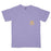 B&B Dry Goods LSU Tigers Interlock Traditions Garment Dyed Pocket T-Shirt - Violet