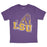 B&B Dry Goods LSU Tigers Retro Step Youth T-Shirt - Purple