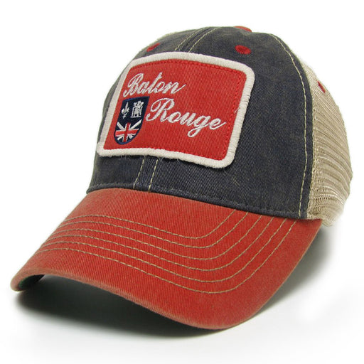Homegrown Baton Rouge OFA Trucker Hat - Navy /  Red