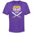 Bengals & Bandits Performance Short Sleeve T-Shirt - Purple