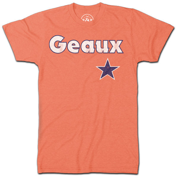 B&B Dry Goods Baseball Geaux Streauxs Star T-Shirt - Orange — Bengals &  Bandits