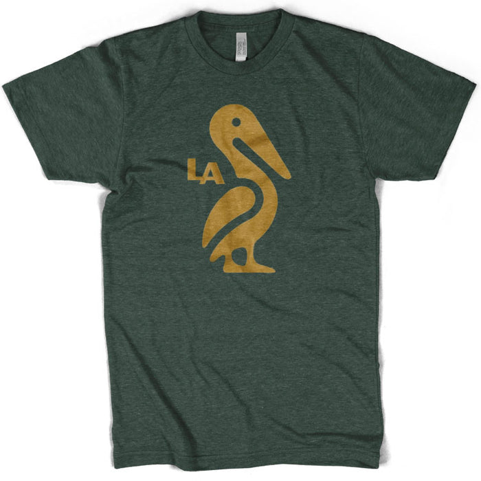 Southern Made Louisiana Pelican Icon T-Shirt - Forest Green