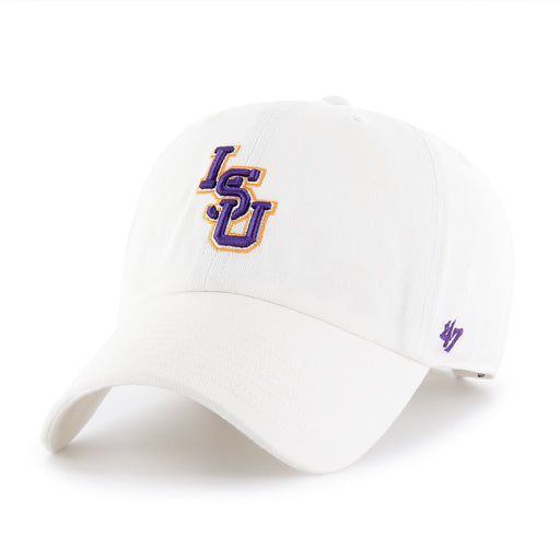 LSU Tigers 47 Brand Interlock Clean Up Adjustable Hat - White