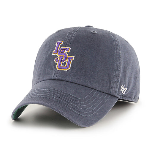 LSU Tigers 47 Brand P/G Interlock Franchise Fitted Hat - Vintage Navy