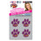 LSU Tigers Glitter Paw Print Waterless Face Tattoos