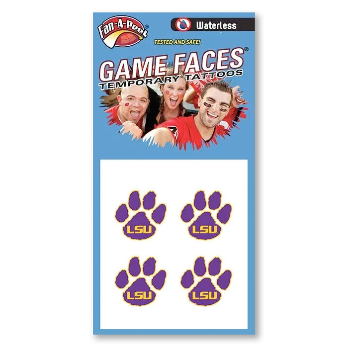 Game Face Temporary Tattoos Hotty Toddy Ole Miss Accessories  The College  Corner