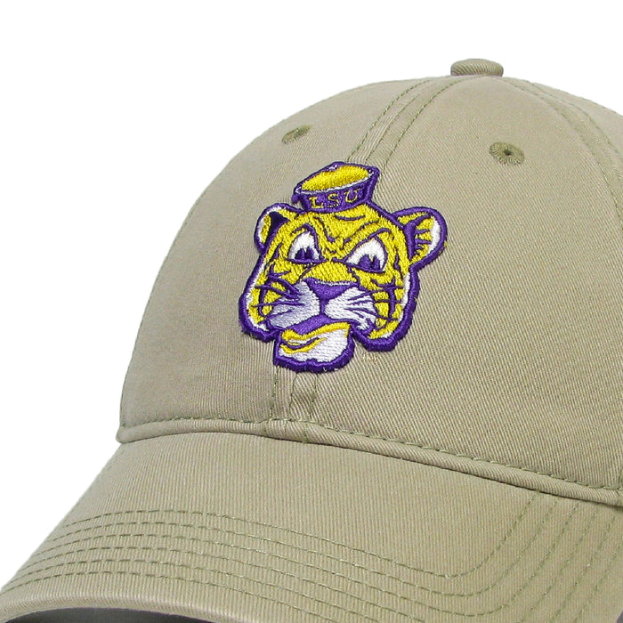 LSU Tigers Legacy Beanie Tiger Relaxed Twill Hat - Khaki