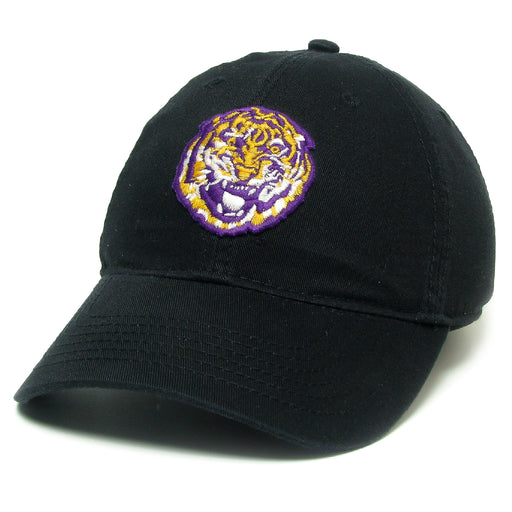 LSU Tigers Legacy Round Vault Relaxed Twill Hat - Black