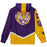 LSU Tigers Mitchell & Ness Round Vault Undeniable Premium Full-Zip Windbreaker Jacket - Purple
