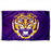 LSU Tigers Printed 3' x 5' Tiger Head Flag - Purple