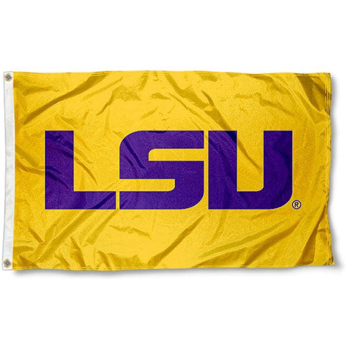 LSU Tigers Printed Official 3' x 5' Flag - Gold