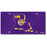 LSU Tigers College Vault Round Vault State Acrylic License Plate - Purple