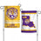 LSU Tigers Round Vault State 12.5" x 18" Printed Garden Flag - Purple
