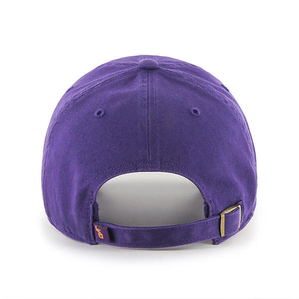 LSU Tigers 47 Brand Beanie Clean Up Adjustable Hat - Purple