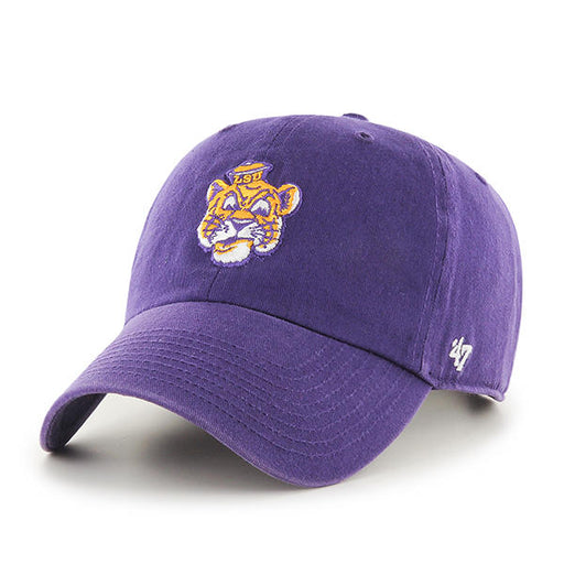 LSU Tigers 47 Brand Beanie Clean Up Adjustable Hat - Purple