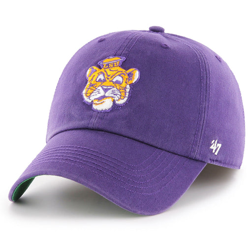 LSU Tigers 47 Brand Beanie Mike Franchise Fitted Hat - Purple