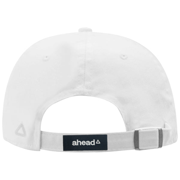 LSU Tigers Ahead Interlock Largo Relaxed Crown Adjustable Hat - White