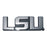 LSU Tigers Black Outline Premium Chrome Auto Emblem