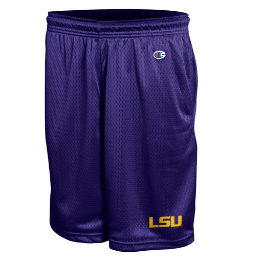 LSU Tigers Champion Pocket Mesh Short - Purple