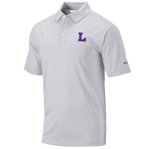 LSU Tigers Columbia Vault L Club Invite Polo - Cool Grey