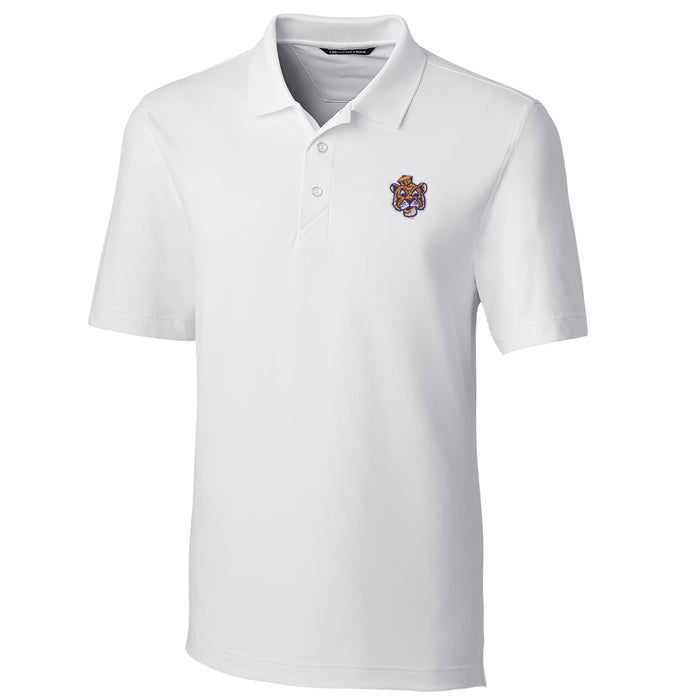 LSU Tigers Cutter & Buck Forge Beanie Tiger Polo - White