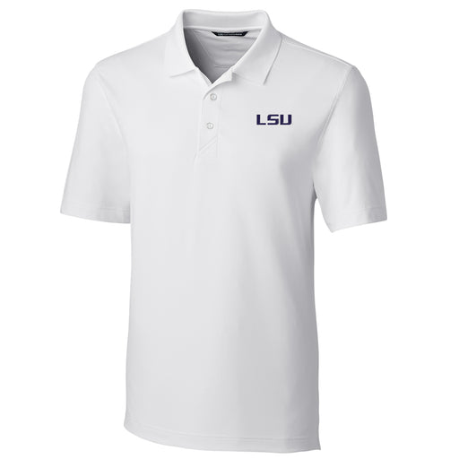 LSU Tigers Cutter & Buck Forge Polo - White