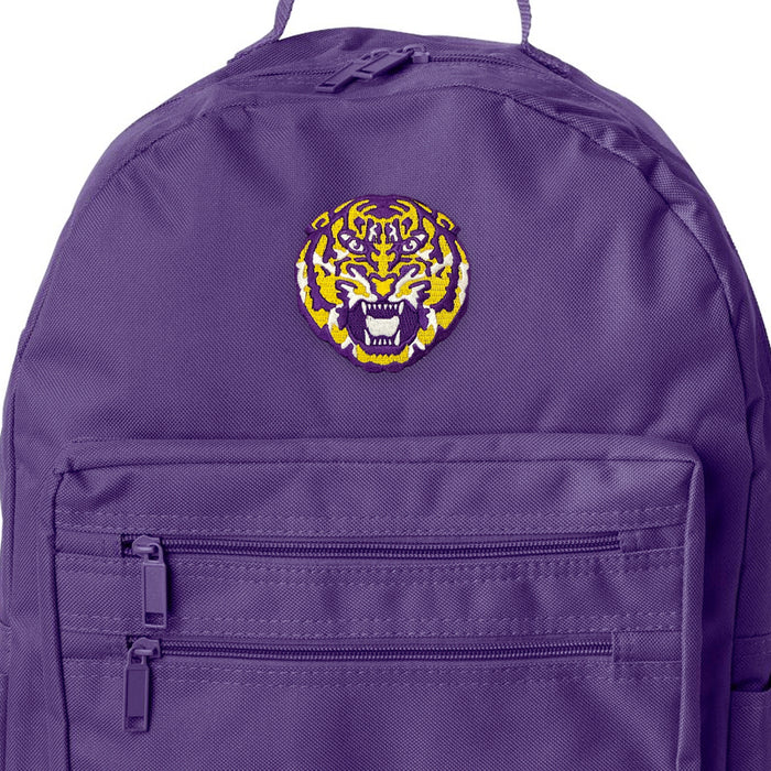 LSU Tigers Iron On Embroidered Patch - Tiger Head