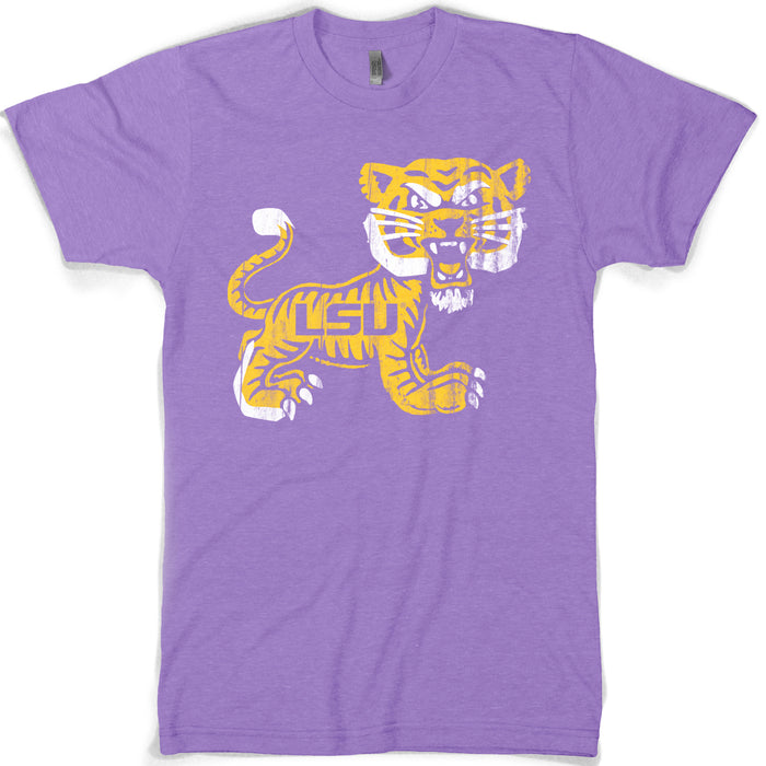 LSU Tigers Highland & State Mini Tiger T-Shirt - Purple