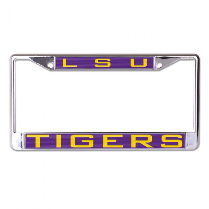 LSU Tigers Laser-Cut License Plate Frame - LSU Tigers