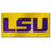 LSU Tigers Laser-Cut License Plate - Yellow / Purple