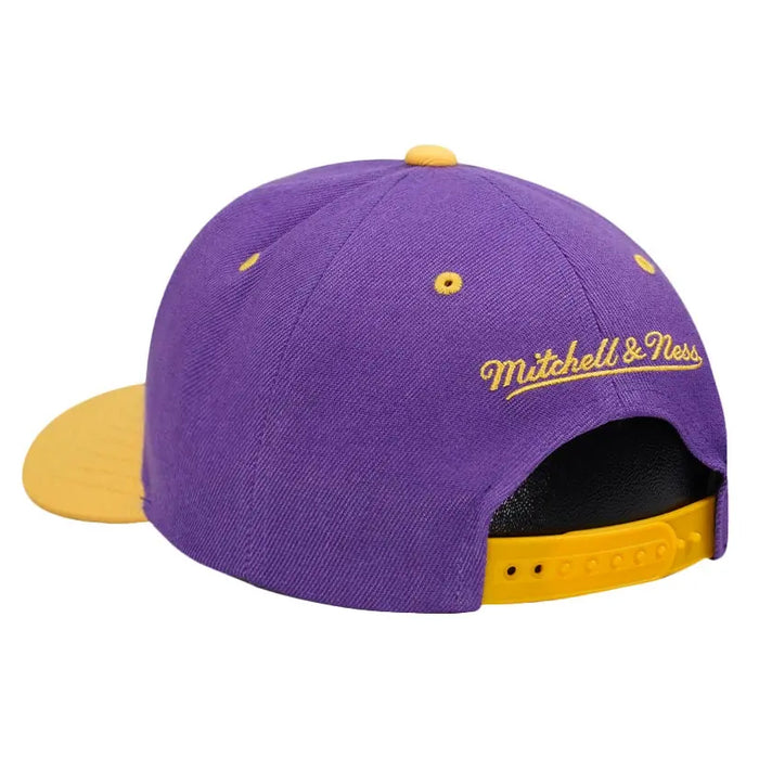 LSU Tigers Mitchell & Ness Beanie Mike GPA  Two-Tone Snapback Hat - Purple / Gold