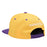 LSU Tigers Mitchell & Ness Beanie Mike Transcript Two-Tone Snapback Hat - Gold / Purple