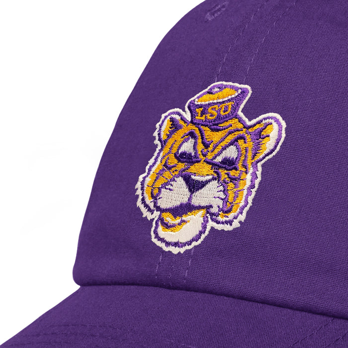 LSU Tigers Nike Beanie Mike Heritage 86 Campus Youth Hat - Purple