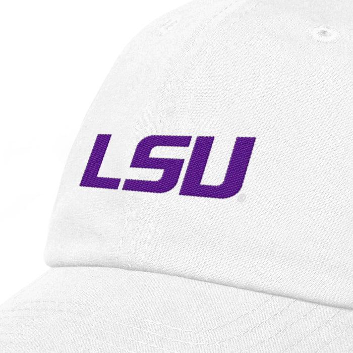 LSU Tigers Nike Primary Heritage 86 Campus Adjustable Hat - White