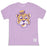 LSU Tigers Retro Brand Beanie Mike Tri-Blend T-Shirt - Purple
