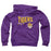LSU Tigers Wes & Willy Beanie Mike Wavy Text Kids Pullover Hoodie - Purple